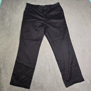Dockers D2 Pants Men's 36 x 29 Black Slacks Business Office Dress 100% Cotton